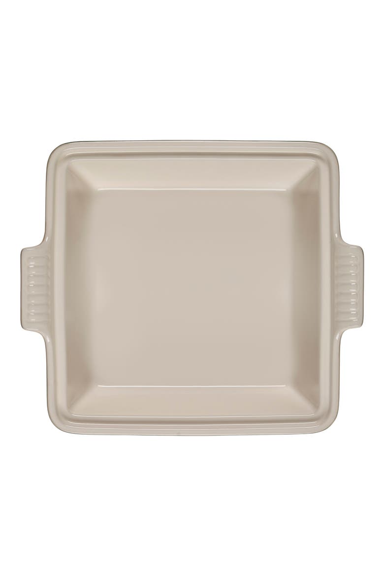 Heritage 2 1/2 Quart Covered Square Stoneware Casserole, Alternate, color, ARTICHAUT