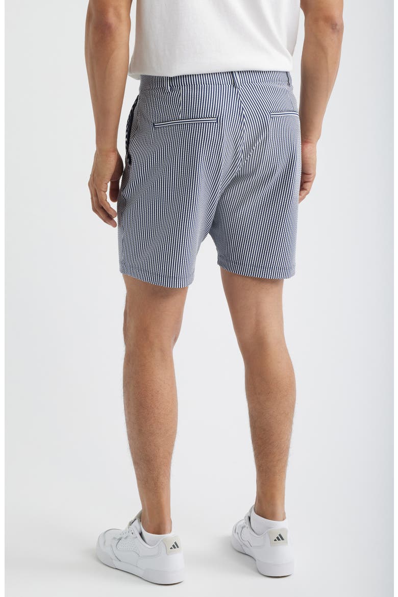 Beeker Seersucker Shorts, Alternate, color, MIDNIGHT NAVY/ BRIGHT WHITE