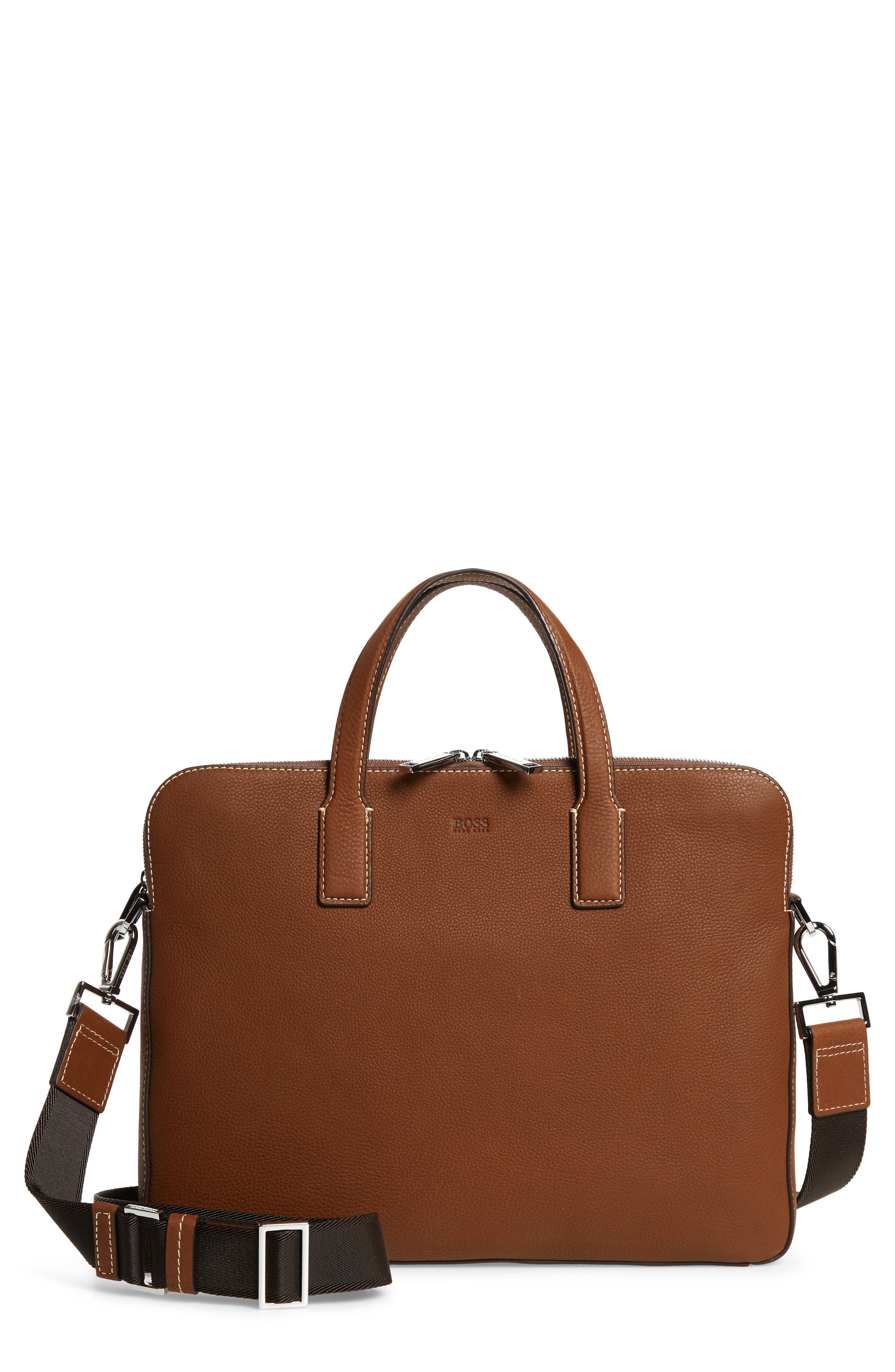 BOSS Crosstown Document Bag, Main, color, 