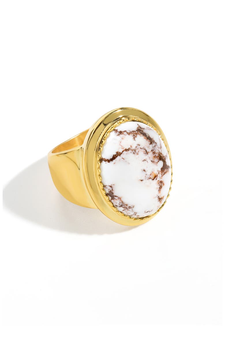 Wild Horse Turquoise Ring, Alternate, color, WHITE