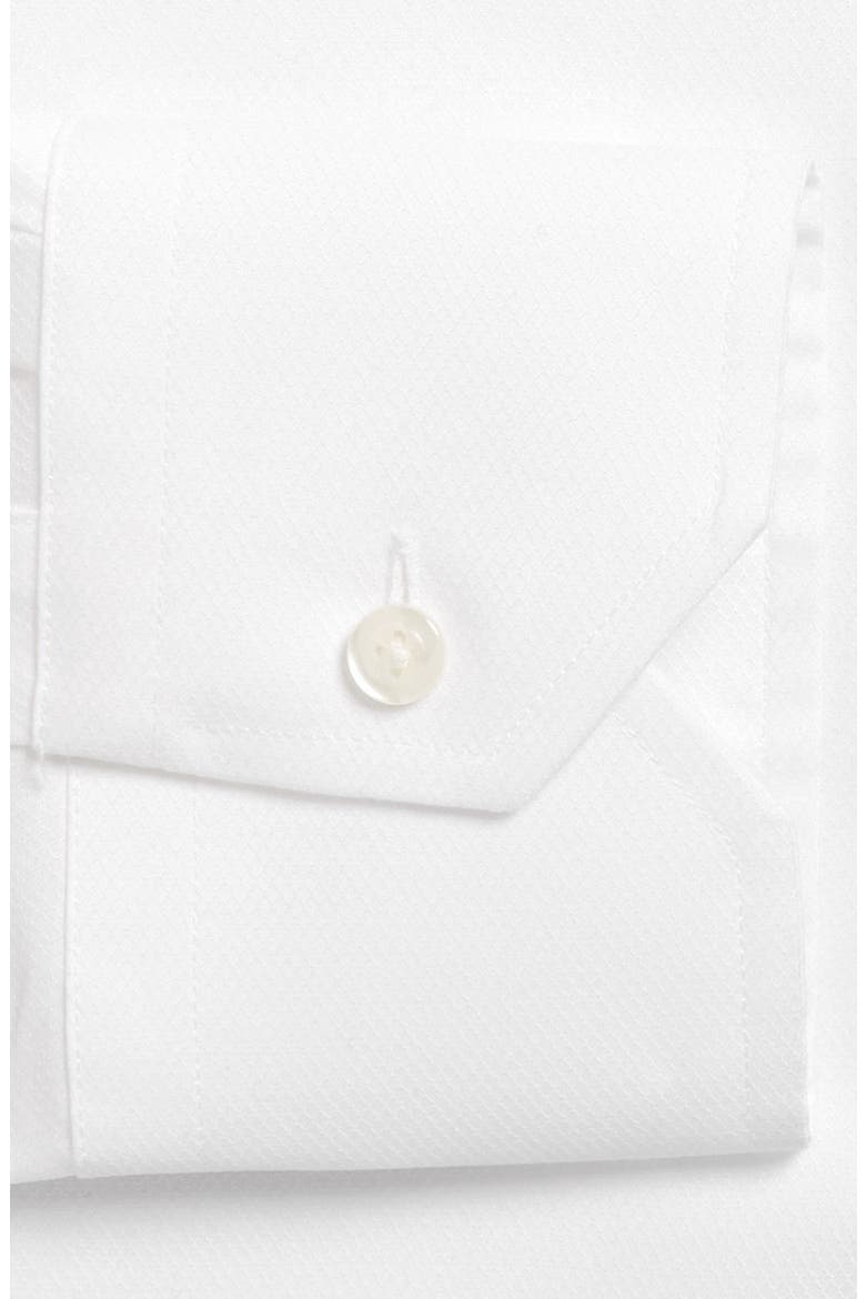 Traditional Fit Non-Iron Solid Dress Shirt, Alternate, color, WHITE