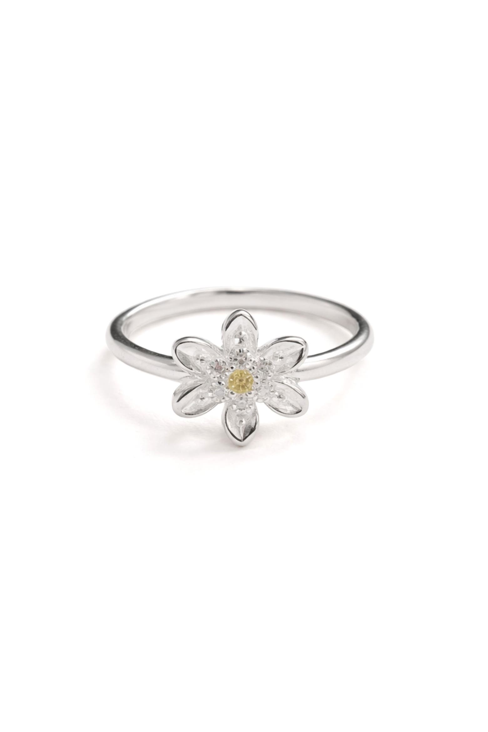 Cubic Daisy BEST SILVER Cubic Zirconia Daisy Ring (Women) | Nordstromrack