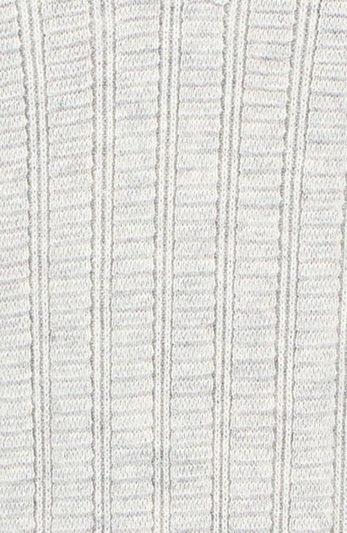 Barbour Smeaton Wool Blend Long Sleeve Polo In Gray