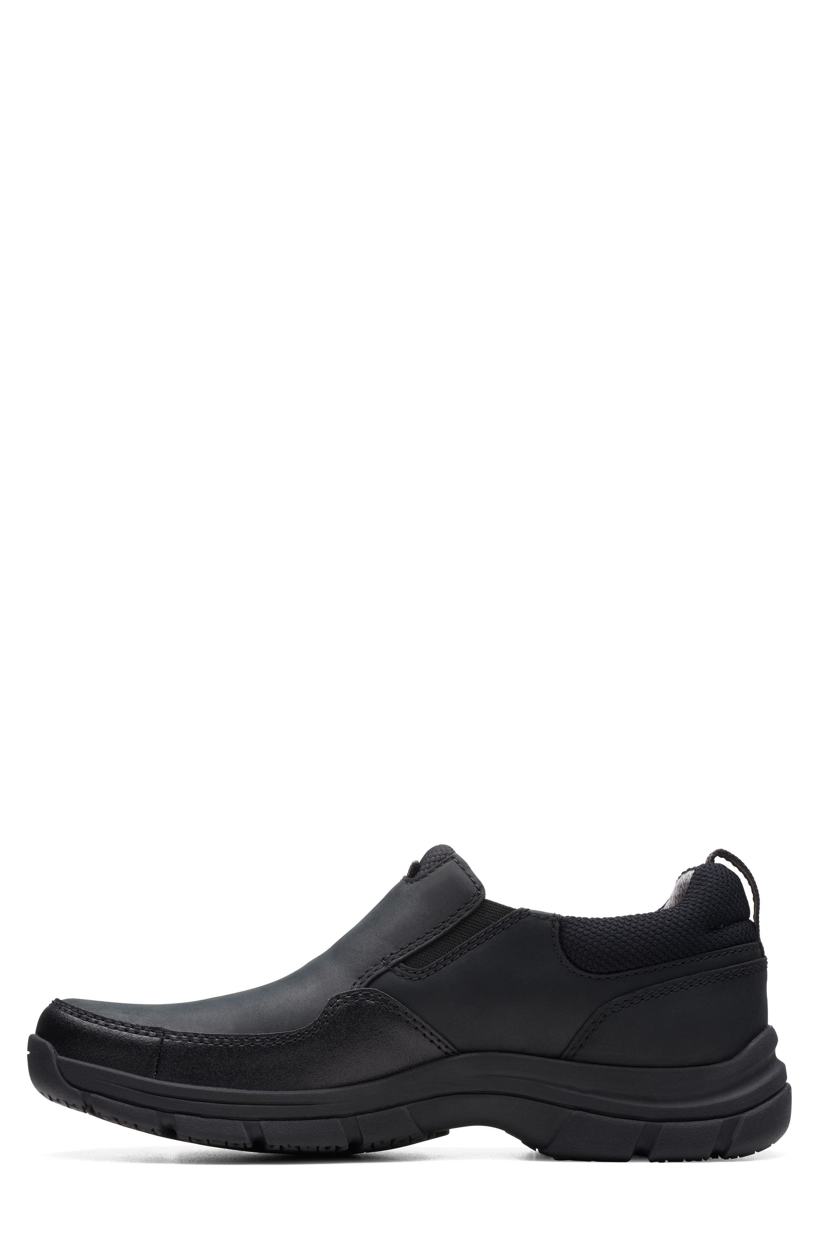 Clarks<sup>®</sup> Walpath Step Slip-On, Alternate, color, Black Leather