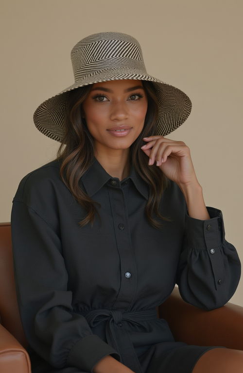 Heads Of State Hat Co. Woven Straw Bucket Hat In Neutral