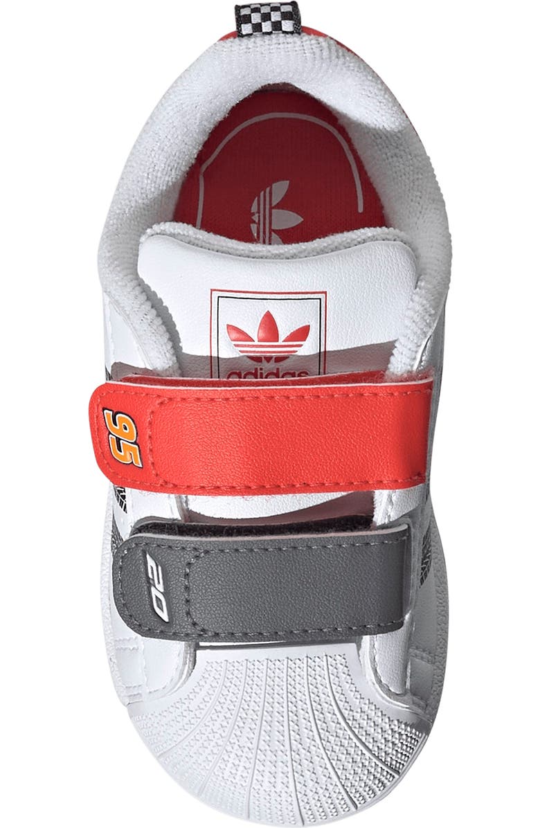 adidas Kids' Superstar II Sneaker, Alternate, color, White/ Bright Red