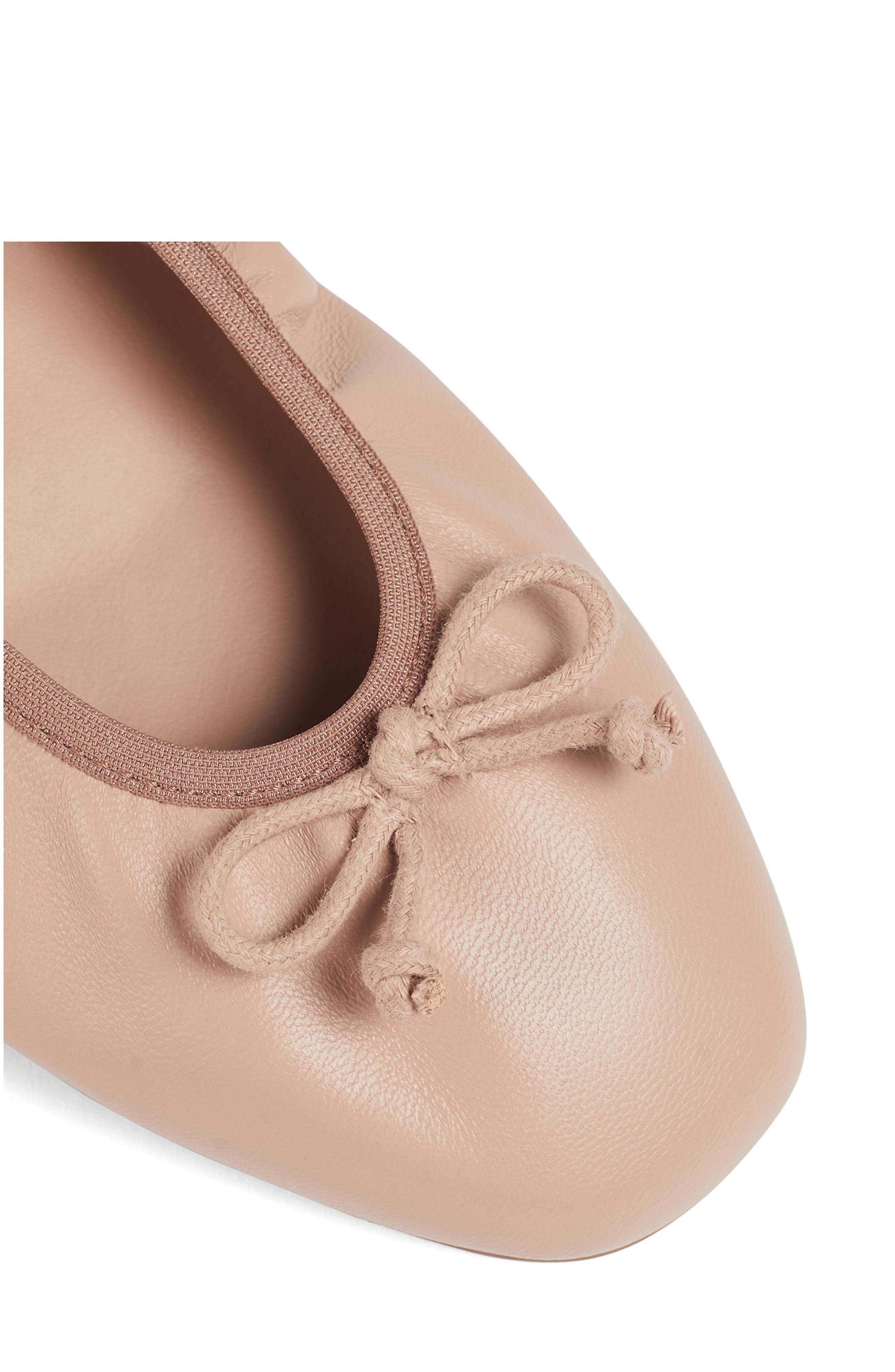 LK Bennett Trilly Ballerina Flat, Alternate, color, Beige Trench