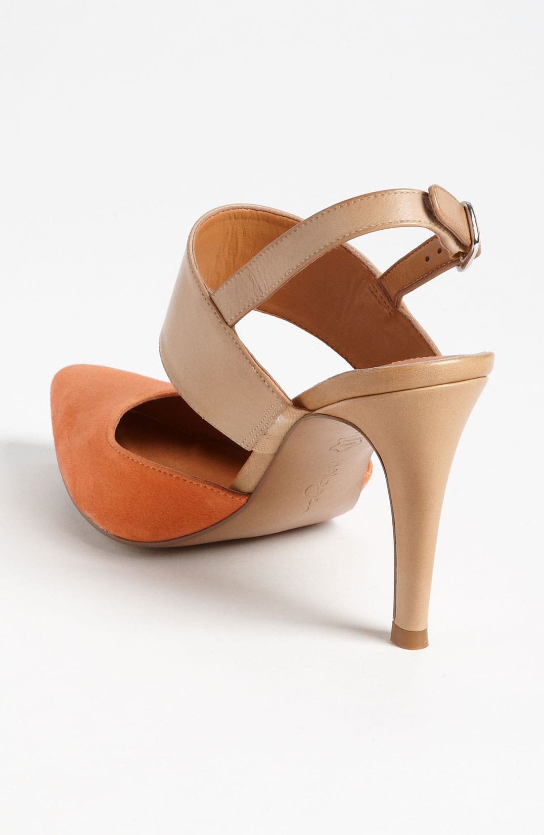 'Marissa' Pump, Alternate, color, ORANGE/ TAN