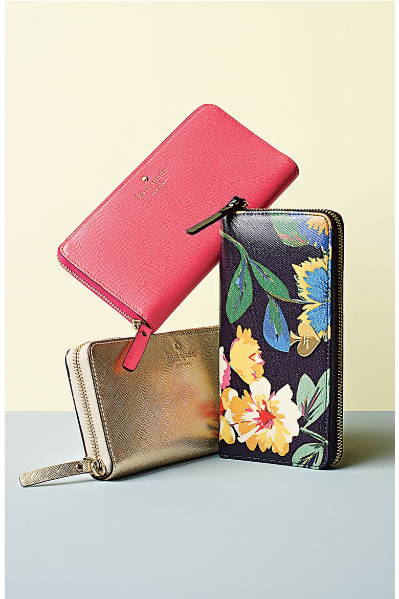 'mikas pond - lacey' zip around wallet, Alternate, color, ROYAL COBALT