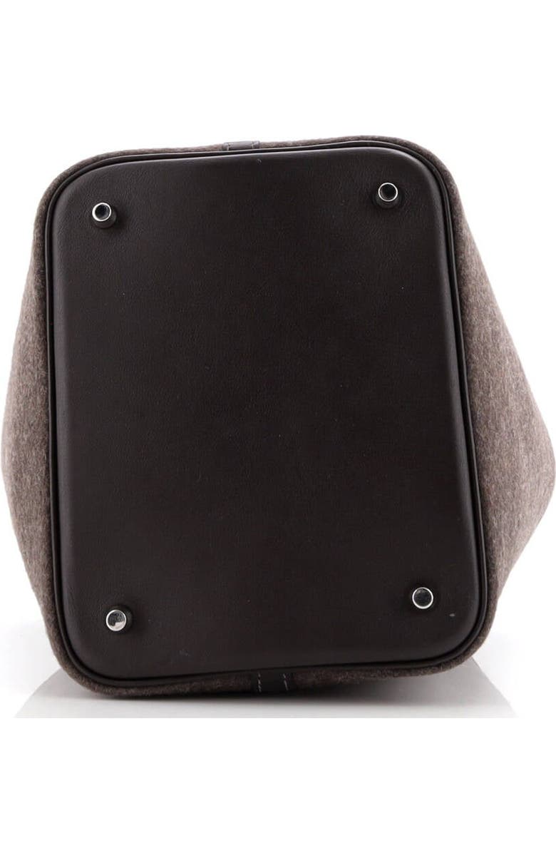 Pre-Owned Hermes Picotin Lock Bag Felt with Leather MM, Alternate, color,