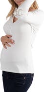 Cache Coeur Tunisian long sleeve pregnancy and nursing top