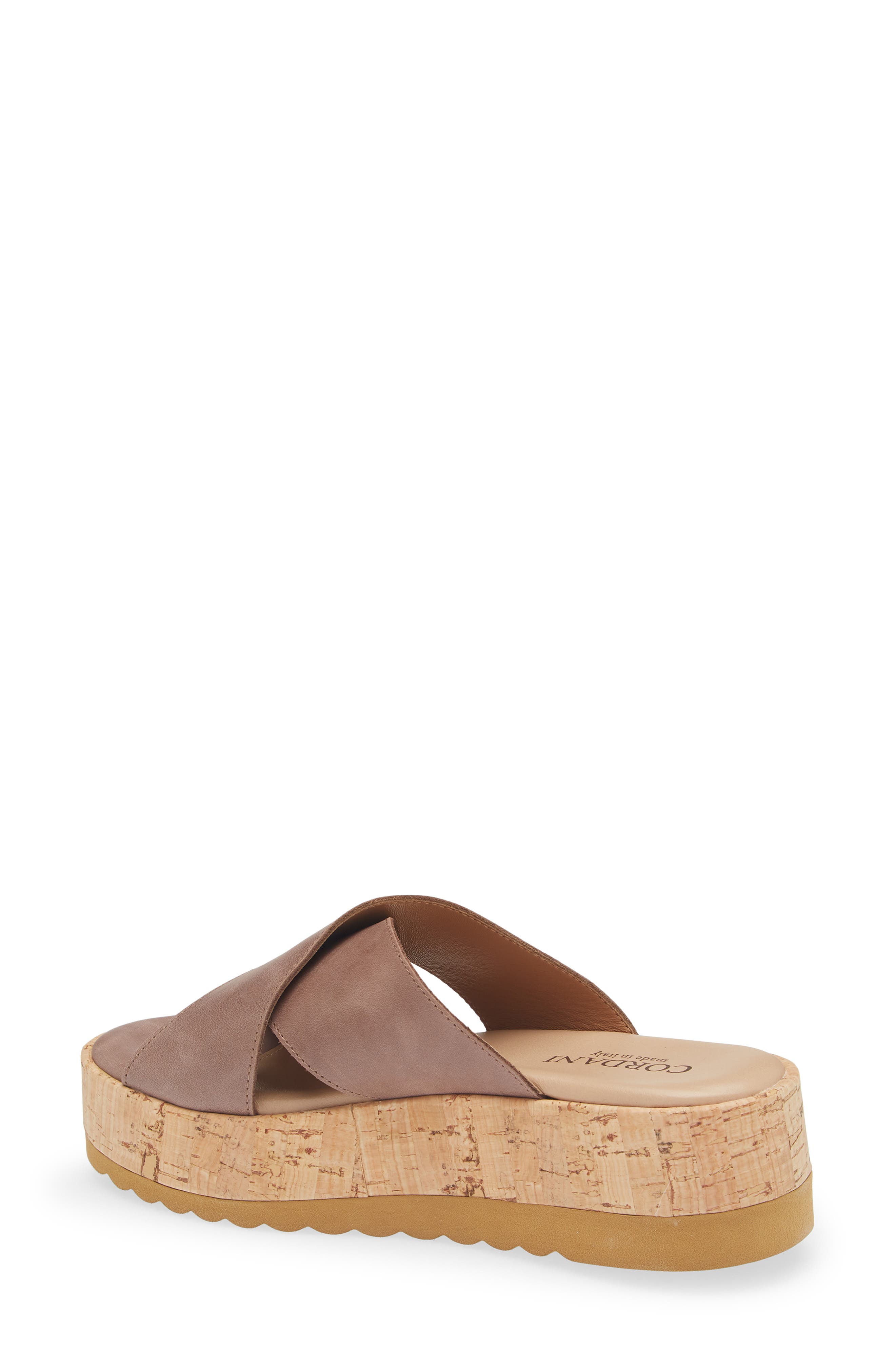 Cordani Kali Platform Slide Sandal, Alternate, color, Tmoro Leather