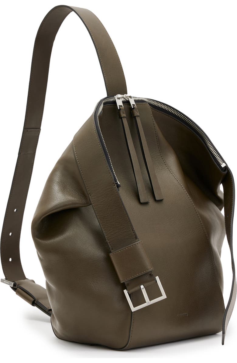 AllSaints Anouck Leather Sling Backpack, Alternate, color,