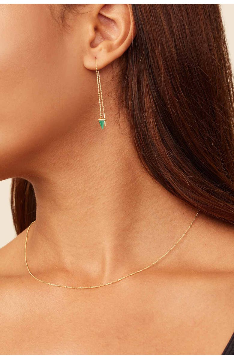 Oradina 14K Gold Catamaran Cable Chain, Alternate, color, Yellow Gold