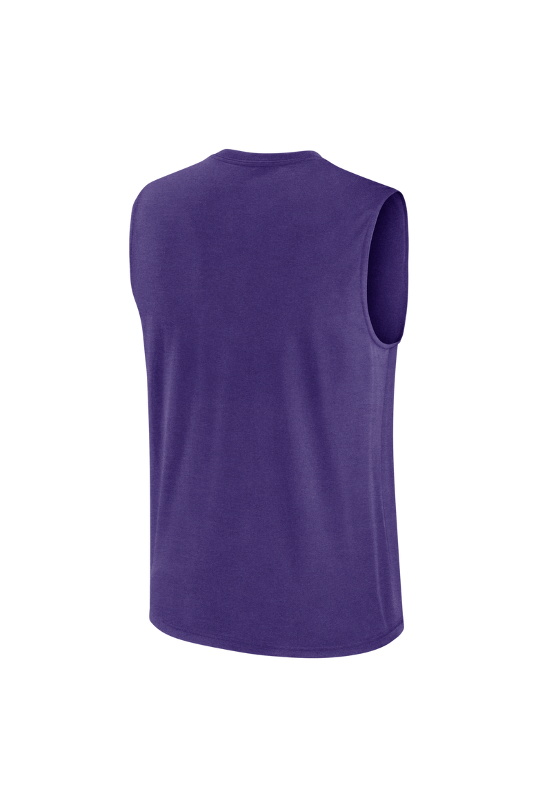 Men's Nike Purple LSU Tigers Primetime Legend Arch Dri-FIT Muscle Tank Top, Alternate, color, Purple