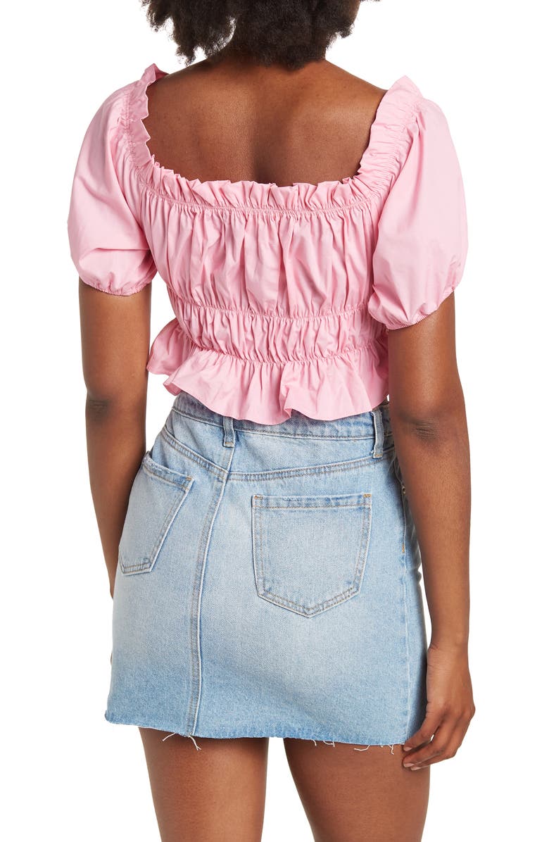 Vigoss Woven Peasant Top, Alternate, color,