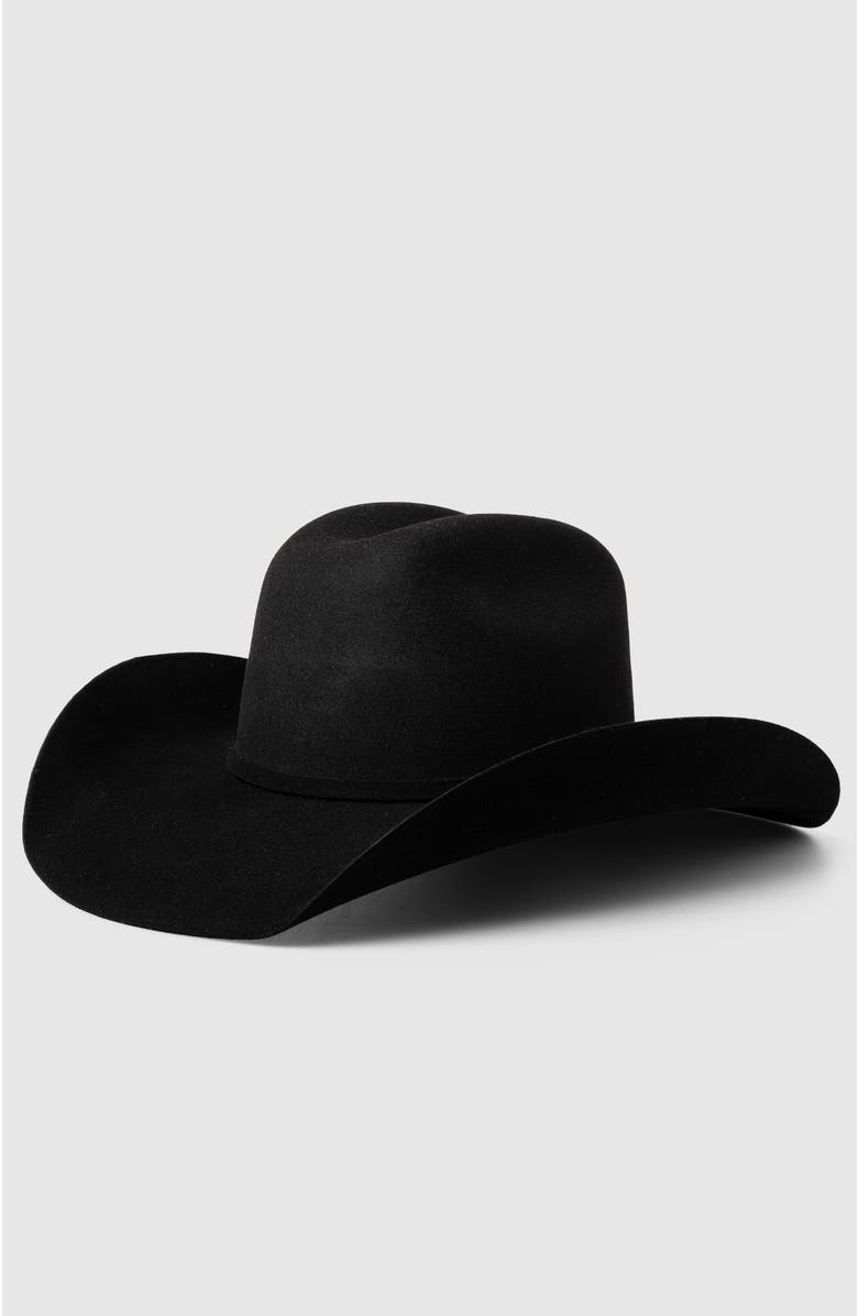 Manela The Boss Premier Cowboy Hat, Main, color, Black