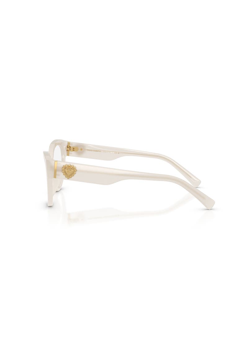 54mm Cat Eye optical glasses, Alternate, color, White