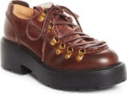 Miu Miu Lace-Up Platform Chukka Boot