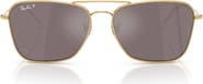 Ray-Ban 53mm Polarized Square Sunglasses