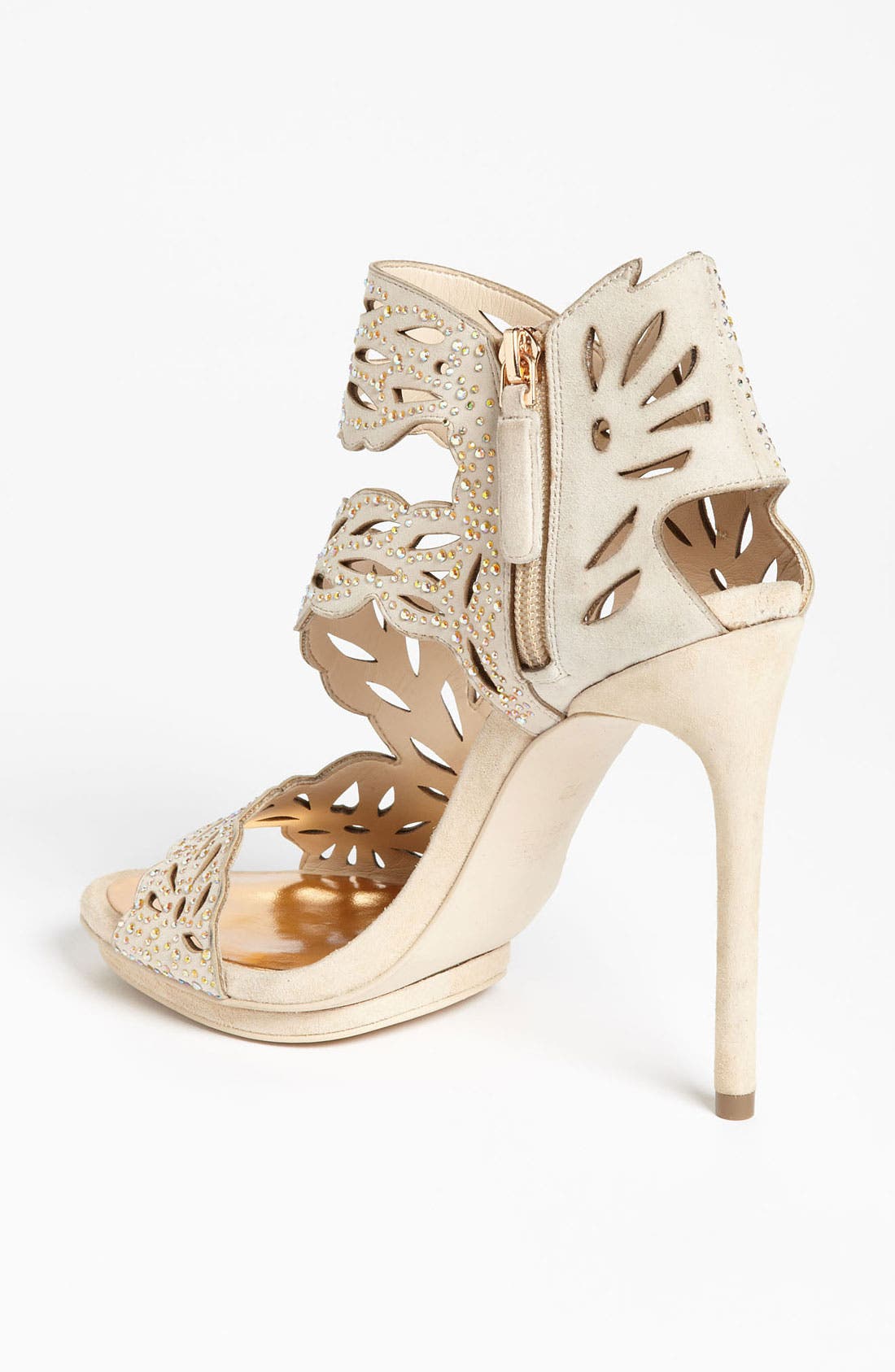 'Faricia' Sandal, Alternate, color, POWDER IRRIDESCENT
