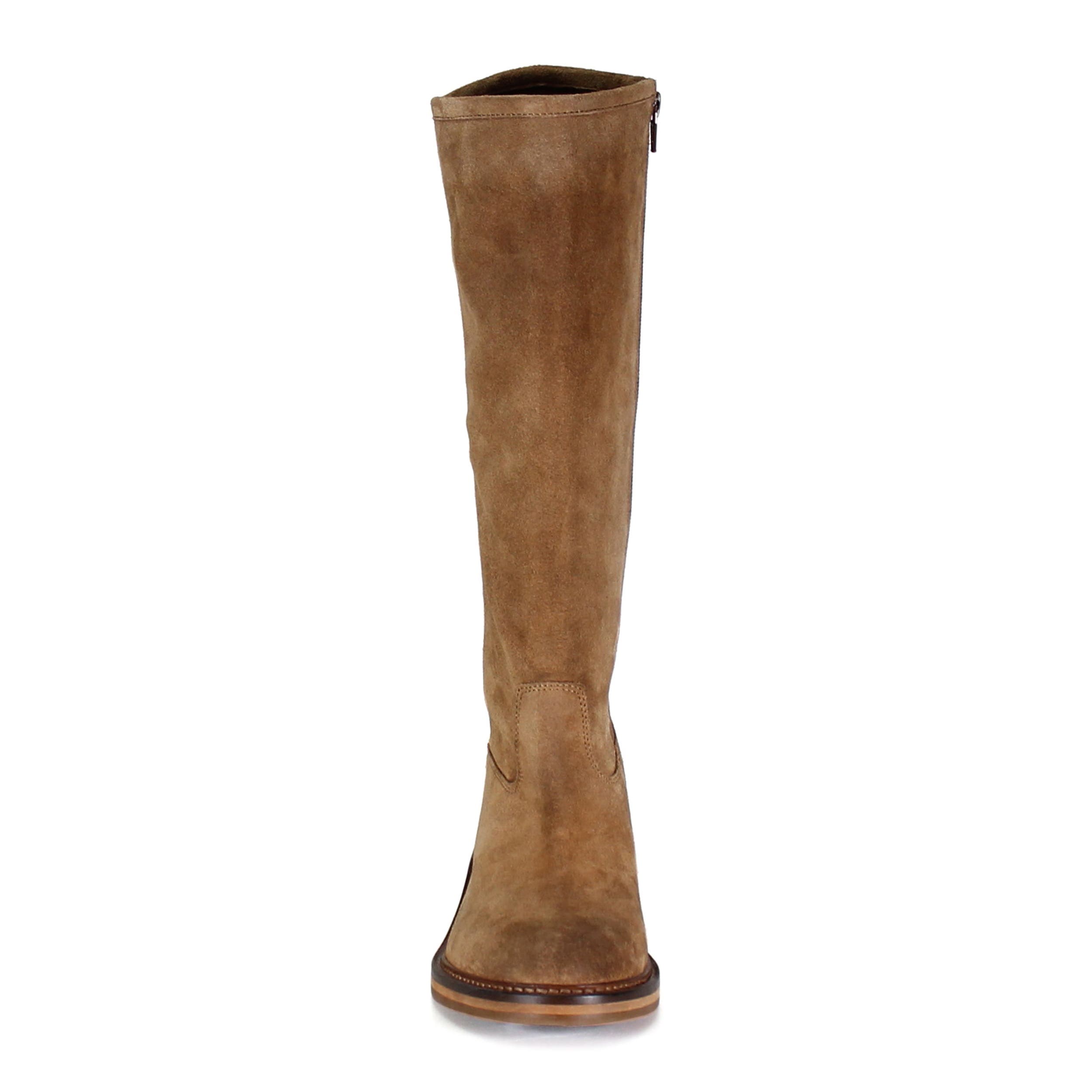 KEEP EM Suede Riding Style Boot, Alternate, color, Tan