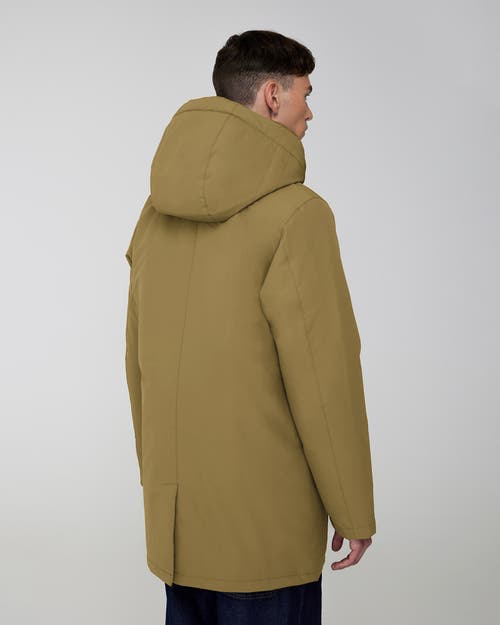 Quartz Co. Labrador | Hooded Down Winter Jacket In Khaki