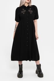 Disturbia Dionaea Midi Shirt Dress