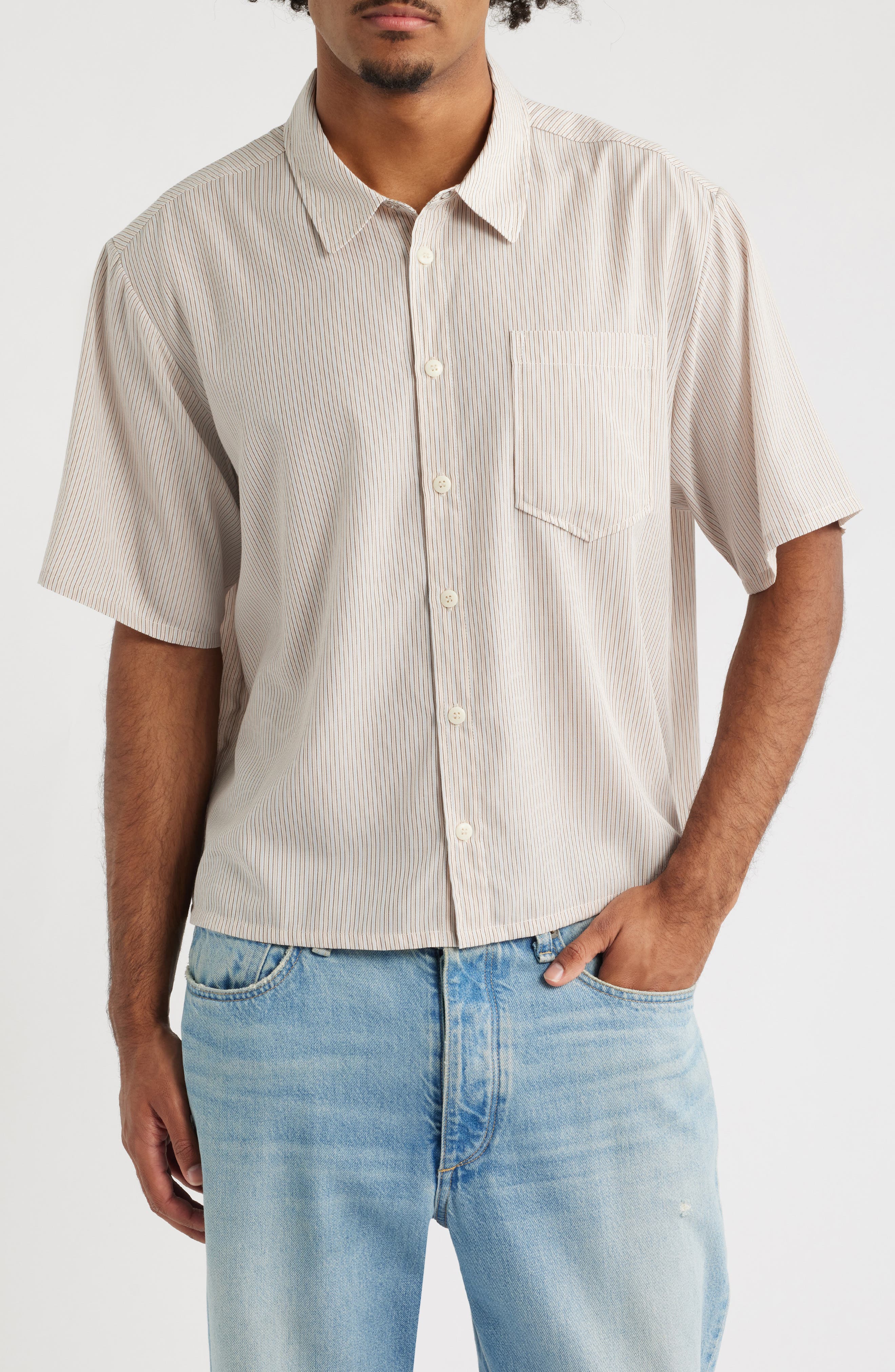 selected CREAM STRIPE