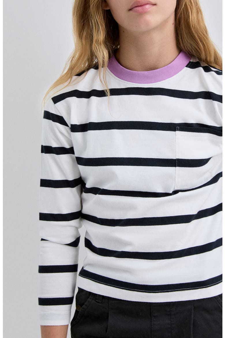 Nauticlstee Girls, Alternate, color, Blackstripes
