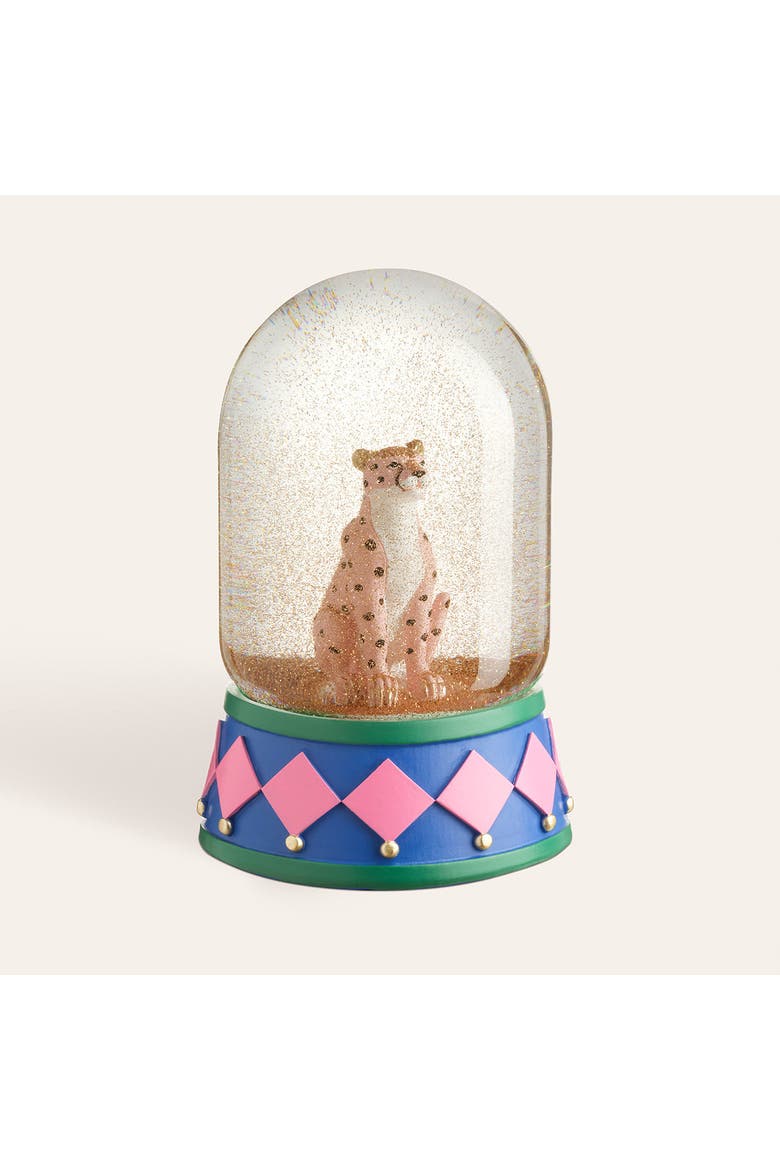 Meilin Glass Decorative Globe 4" x 7.5" Artisan, Alternate, color, Blue - Pink
