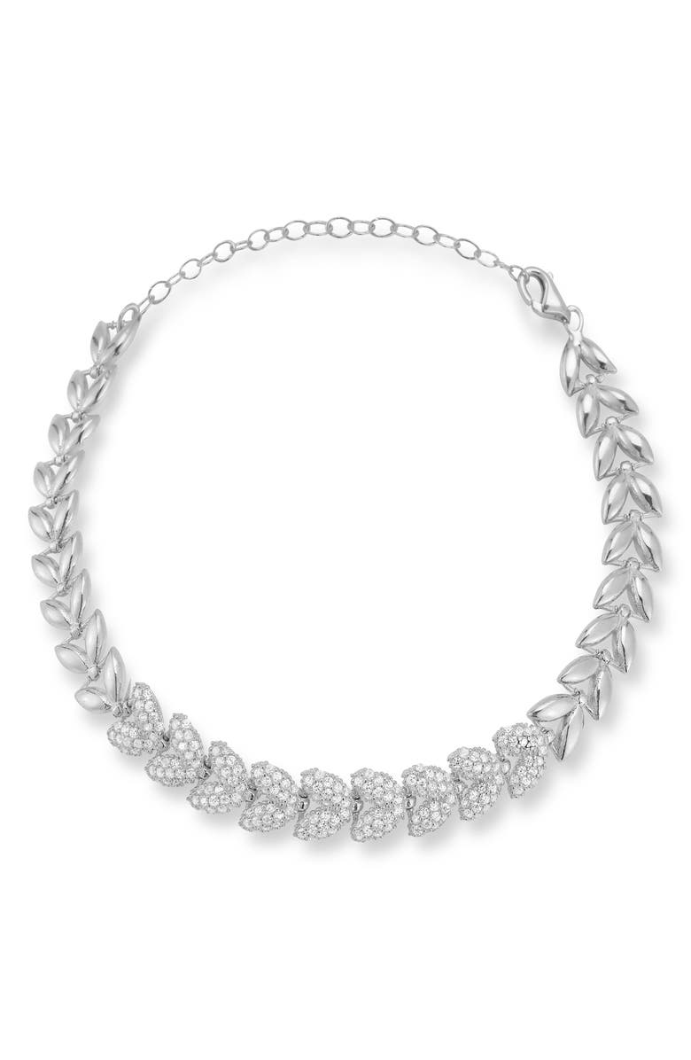 CHLOE AND MADISON CZ Pavé Vine Link Bracelet, Main, color, 