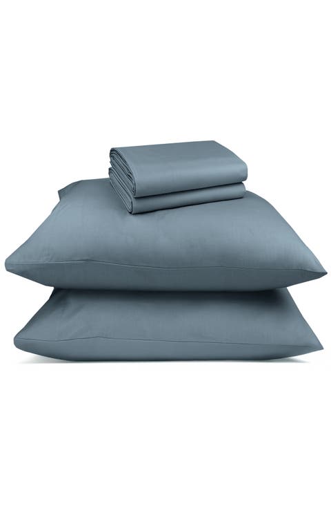 Signature Comfort 100% Egyptian Cotton Breatheable Percale Sheet Set
