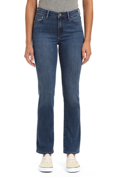 Kendra Straight Leg Jeans (Mid Supersoft)
