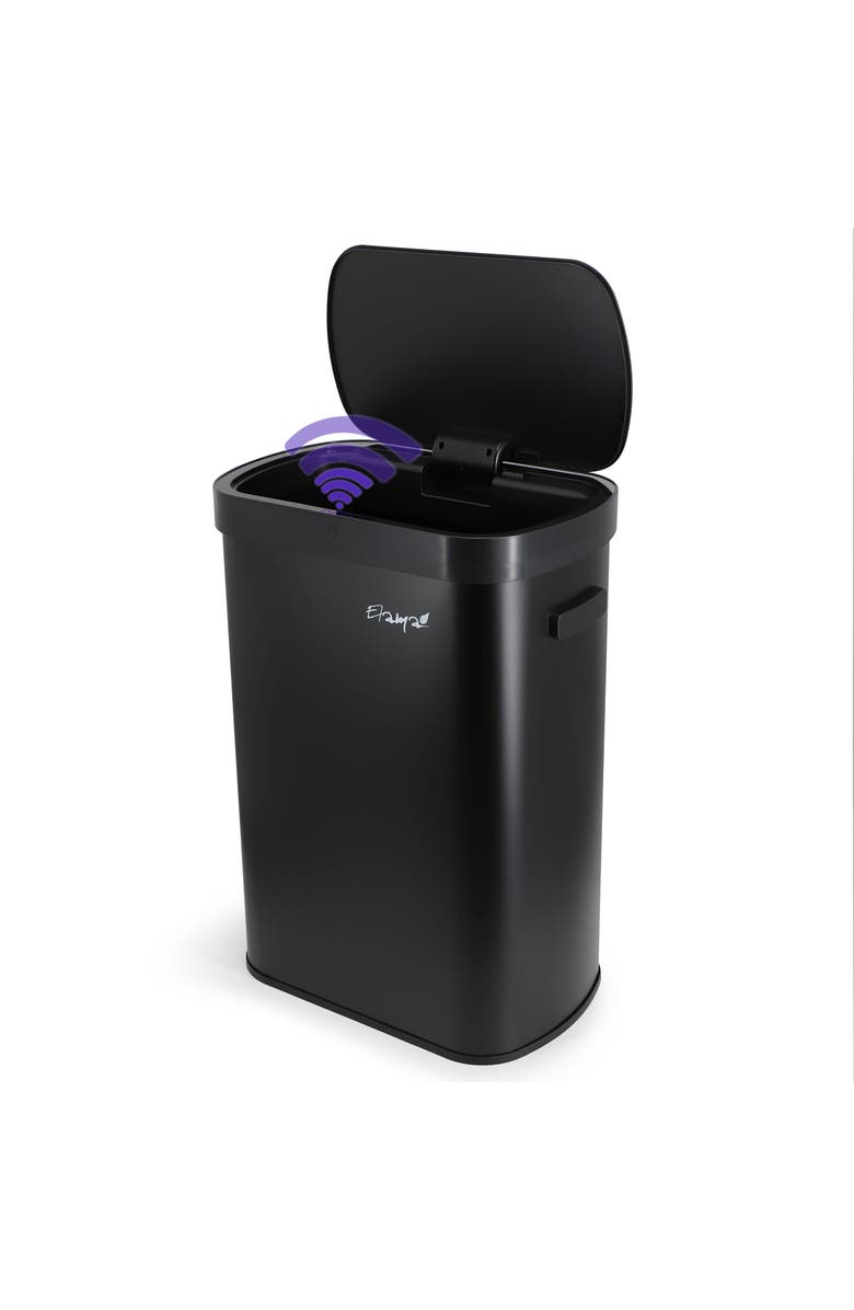Elama 13 Gallon Automatic Sensor Hands Free Trash Can, Main, color,