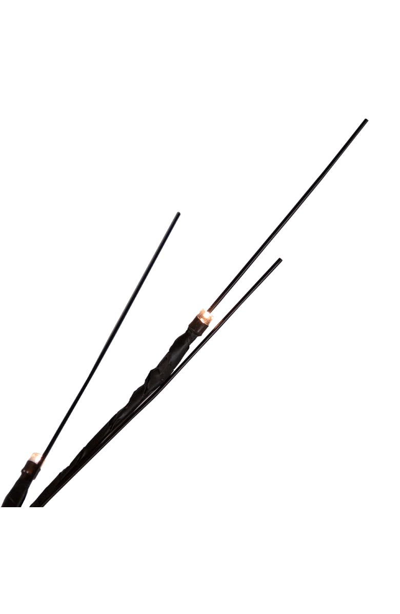 Northlight Pre-Lit Halloween Twig Tree - Black - 39" - Warm White LED Lights, Alternate, color, 