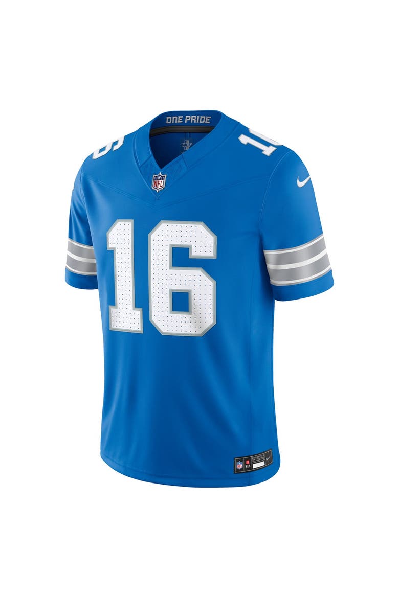 Men's Nike Jared Goff Blue Detroit Lions Team Vapor F.U.S.E. Stitched Limited Jersey, Alternate, color, Blue