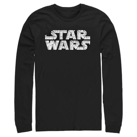 Mens Star Wars Empire Strikes Back Halloween Mummy Logo Long Sleeve Shirt