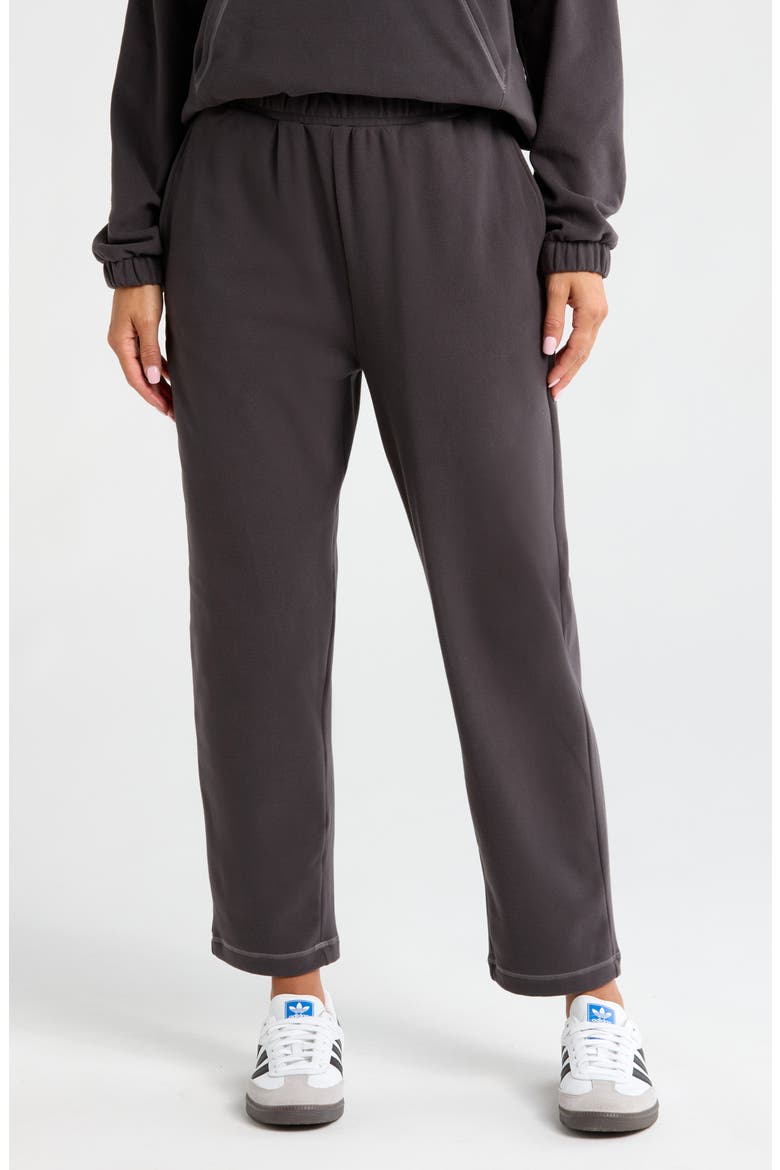 Micro Fleece Joggers, Main, color, GREY FORGED