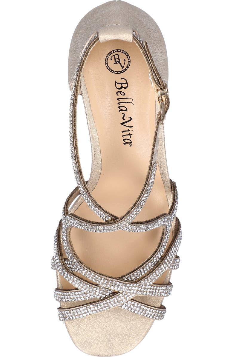 Bella Vita Aliette Sandal, Alternate, color, Soft Gold Metallic