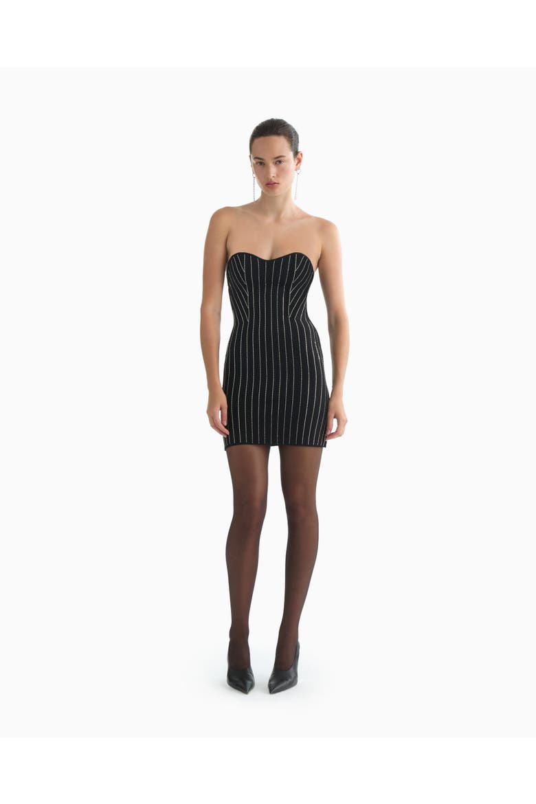 Skyla Dress, Alternate, color, BLACK