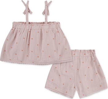 Kids' Eyelet Top & Skort Set