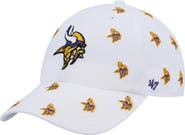 '47 Women's '47 White Minnesota Vikings Confetti Clean Up Adjustable Hat
