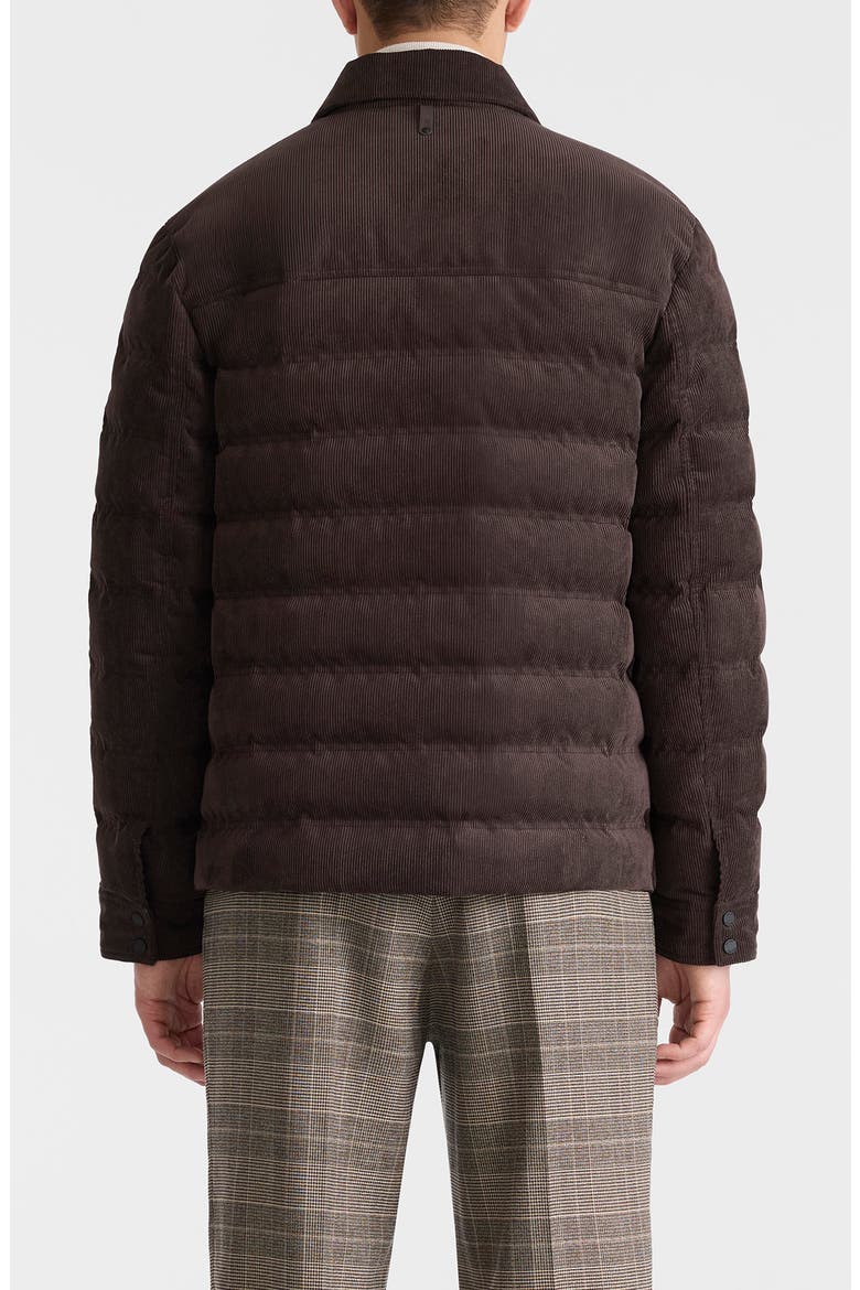 Cohen Corduroy Puffer Jacket, Alternate, color, COFFEE