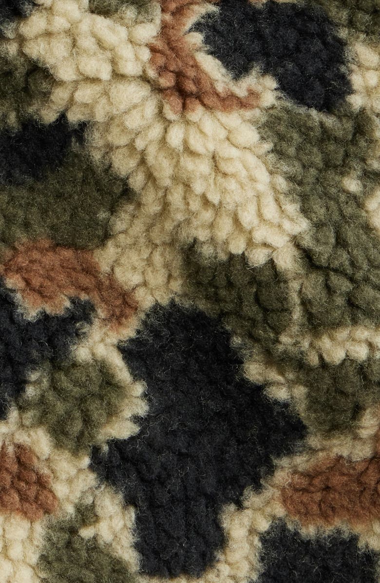 Carhartt Work In Progress Prentis Fleece Zip Jacket, Alternate, color, Camo Duck Jacquard Green