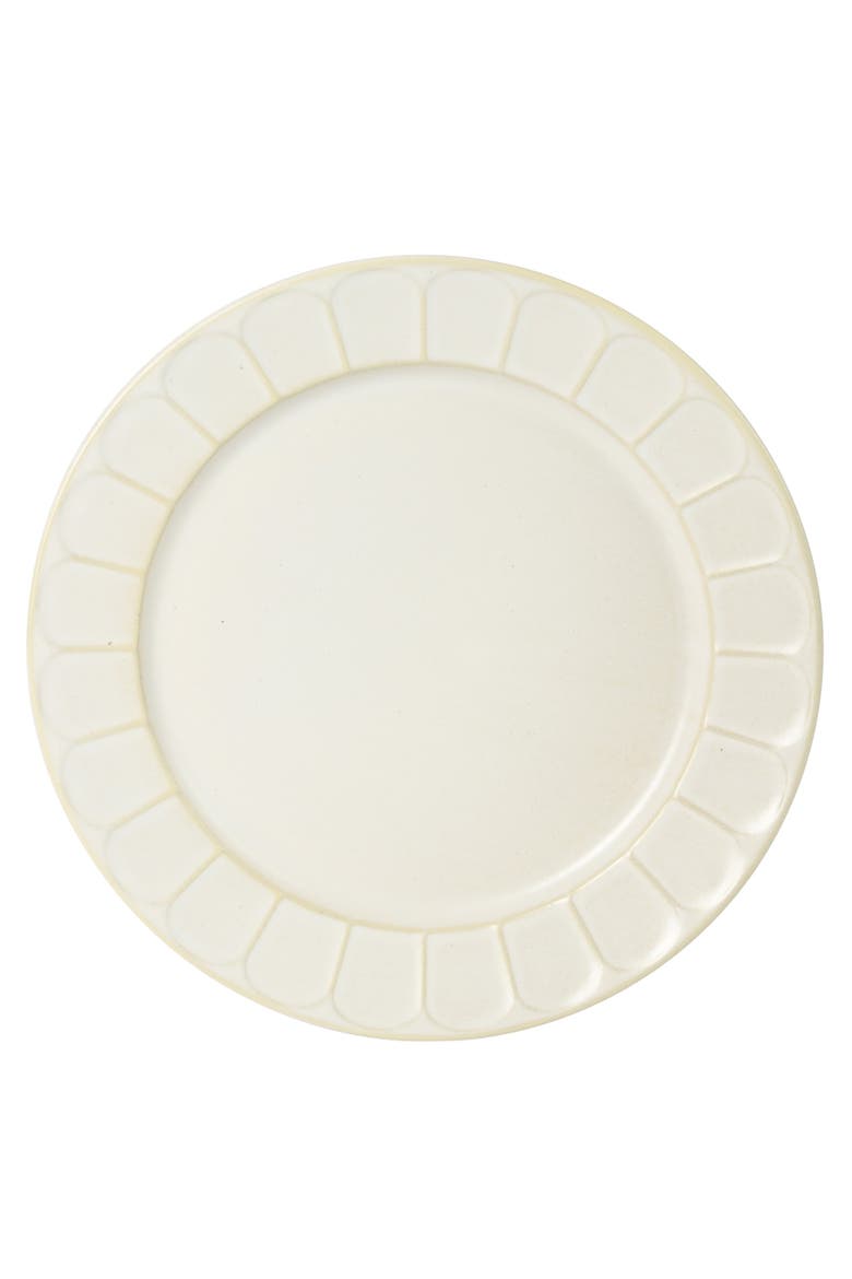 Winchester Way 12-Piece Plates and Double Bowls Stoneware Dinnerware Set, Microwave & Dishwasher Safe, Alternate, color, Off White