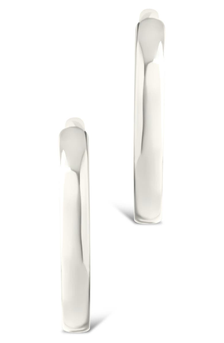 Sterling Forever Tinsley Two-Tone Huggie Hoop Earrings, Alternate, color, Gold