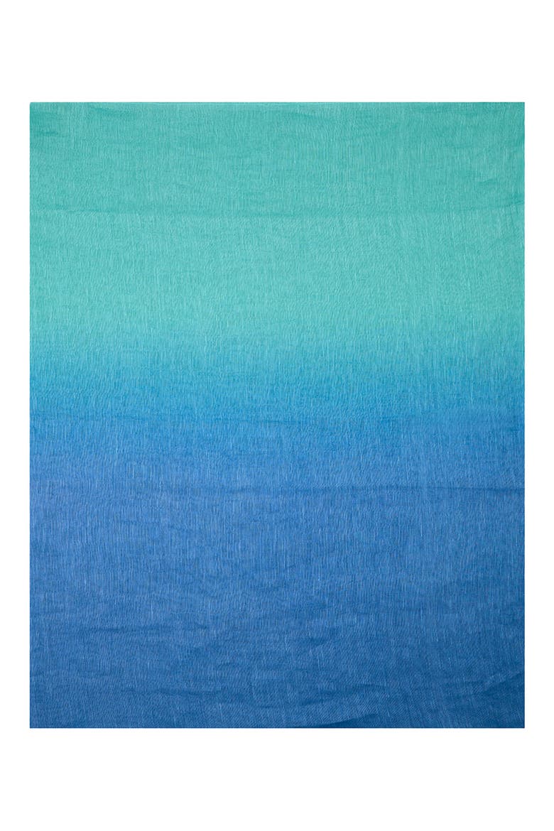 Ocean Gradient Scarf, Alternate, color, BLUE/ TURQUOISE