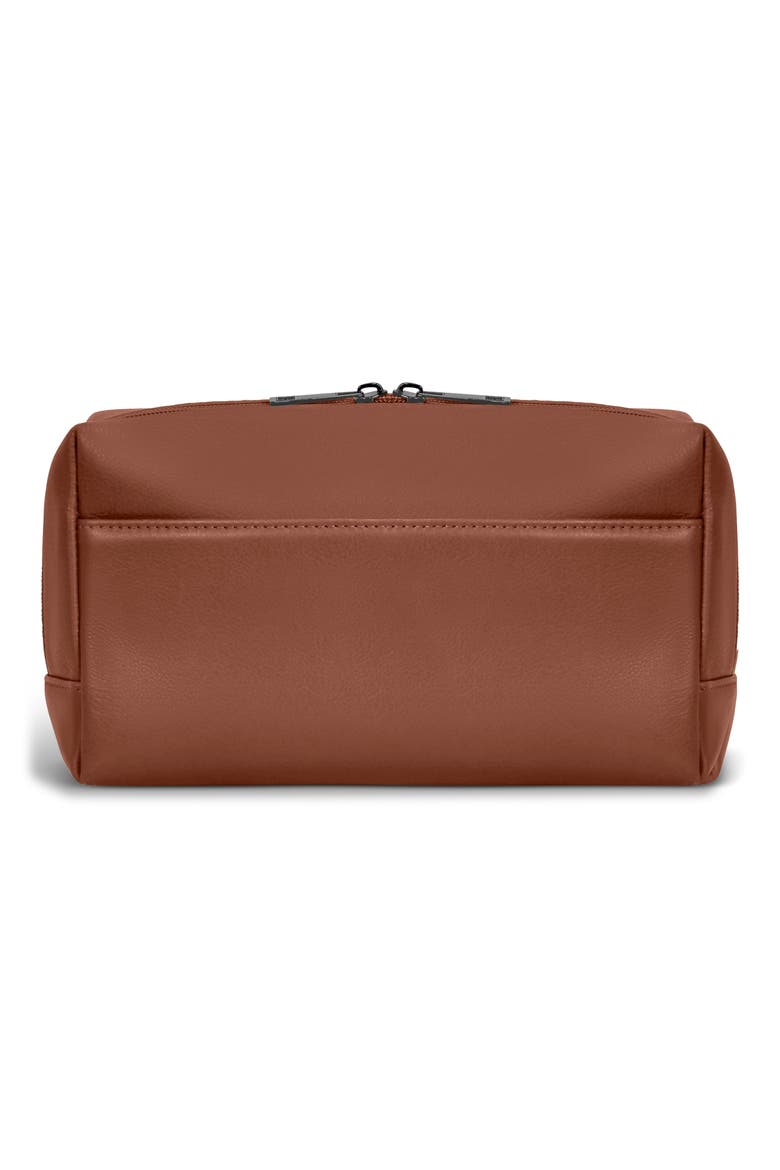 Onyx Leather Dopp Kit, Alternate, color, BROWN