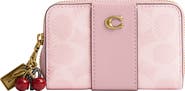 COACH Essential Zip Around Card Case with Charms